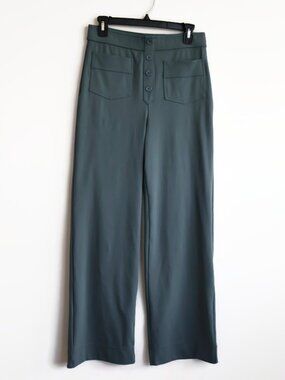 Halara Highrise Pants, Green, Size M, Wide leg